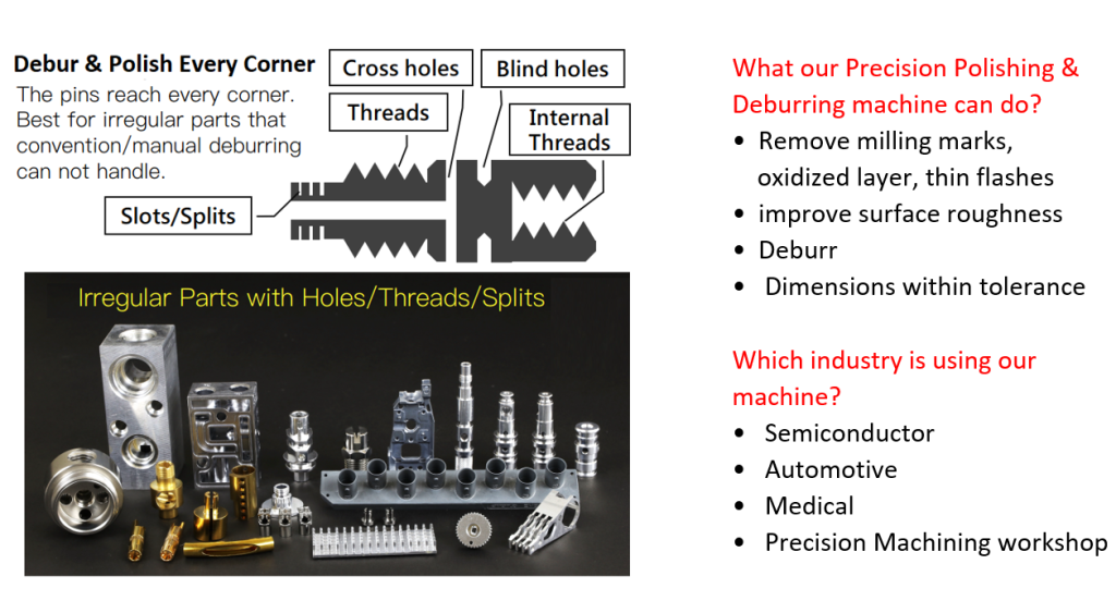 Precision Deburring & Polishing Machine